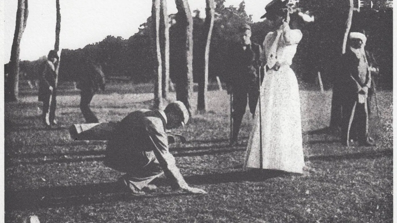 Women golfers at the 1900 Paris Olympic golf event